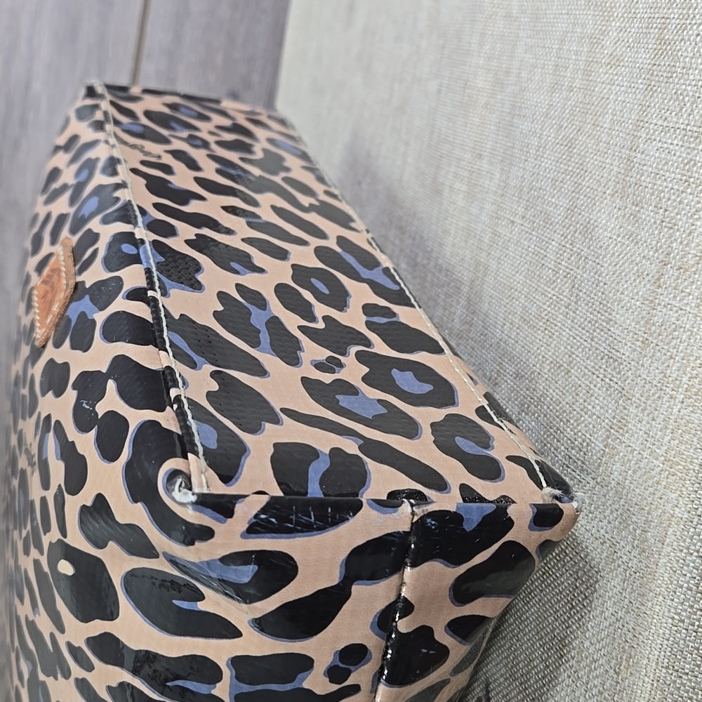 Consuela Leopard Print Crossbody Bag with Pink Strap - Picture 7 of 14